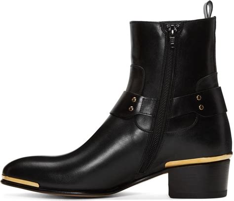 mens versace harness boots|Versace boots for men.